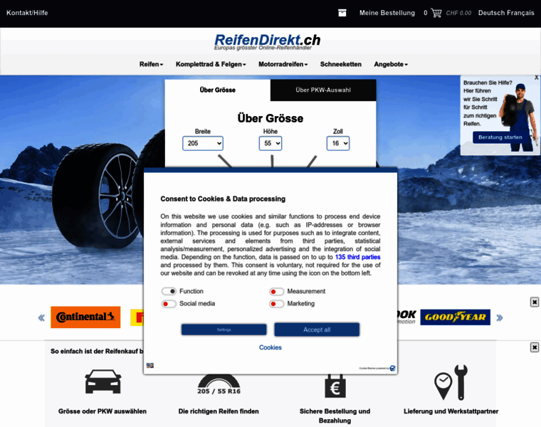 Reifendirekt.ch thumbnail Reifendirekt.ch thumbnail