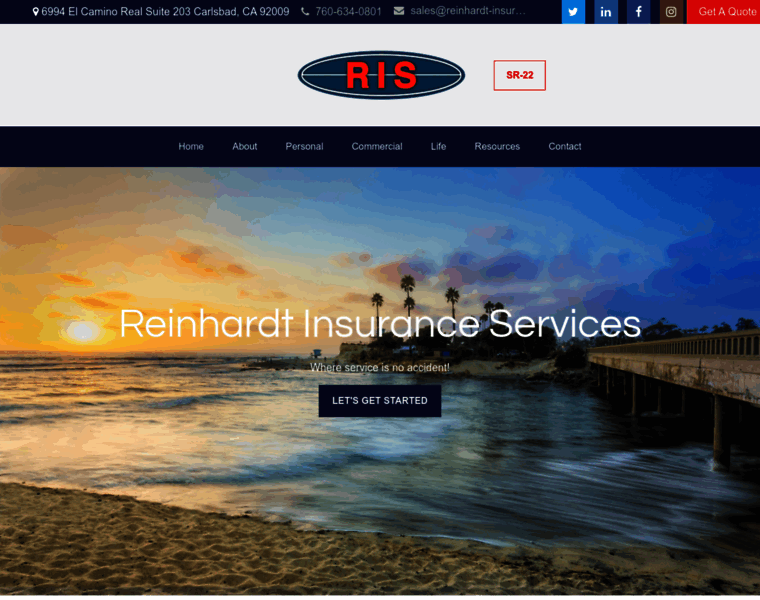 Reinhardt-insurance.com thumbnail