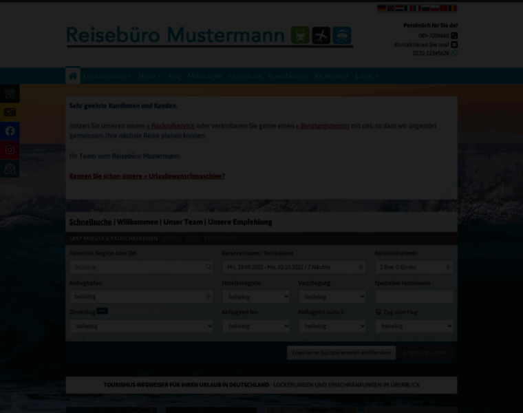 Reisebuero-mustermann.de thumbnail