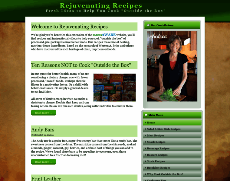 Rejuvenatingrecipes.org thumbnail