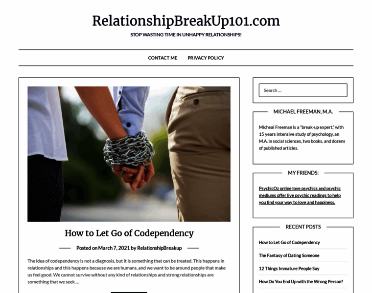 Relationshipbreakup101.com thumbnail
