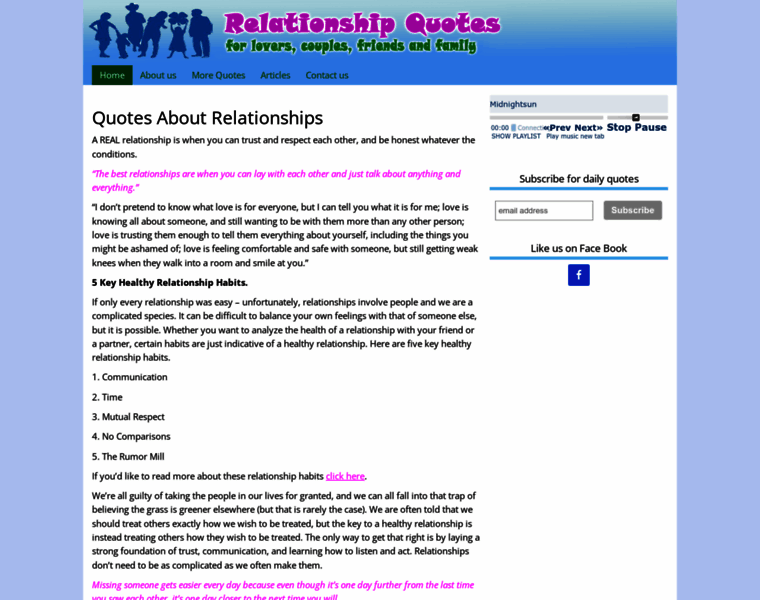 Relationshipquote.net thumbnail