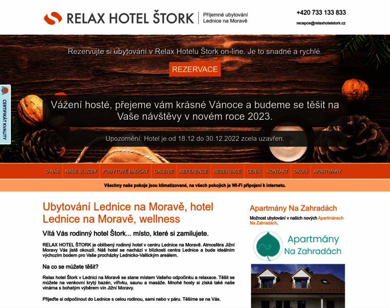 Relaxhotelstork.cz thumbnail