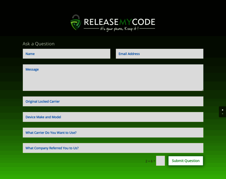 Releasemycode.com thumbnail