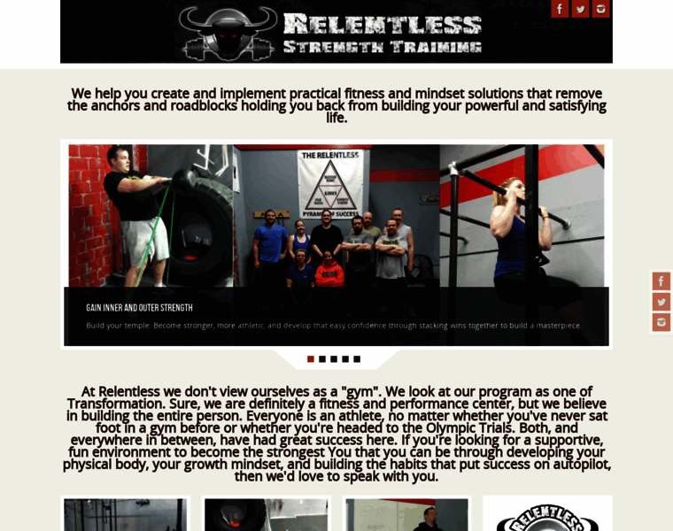 Relentless-strength-training.com thumbnail