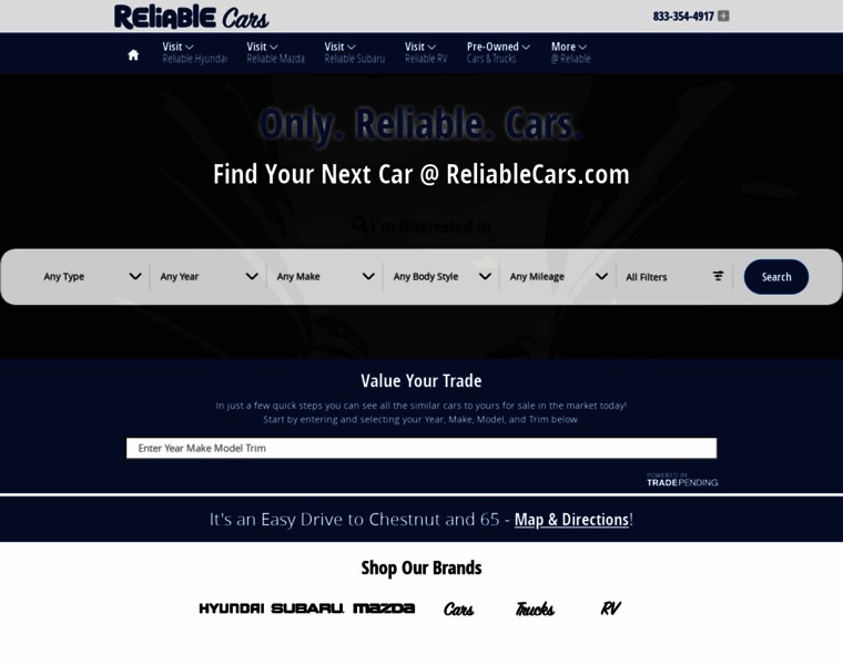 Reliablecars.com thumbnail