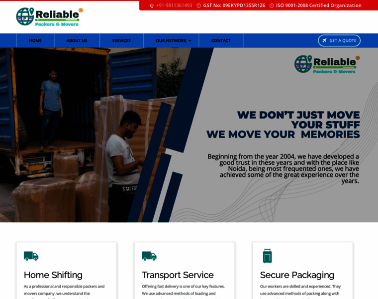 Reliablemovers.in thumbnail
