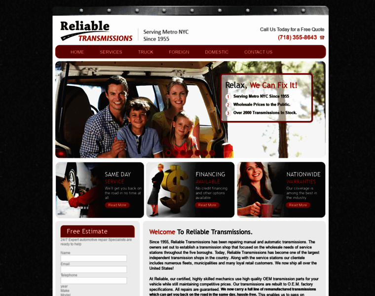 Reliabletransmissionsltd.com thumbnail