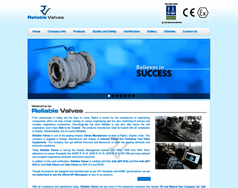 Reliablevalves.com thumbnail