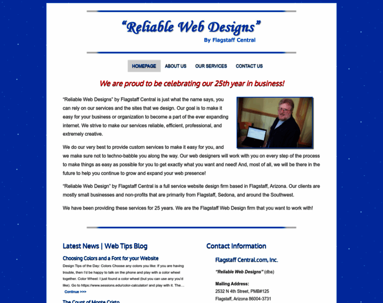 Reliablewebdesigns.com thumbnail