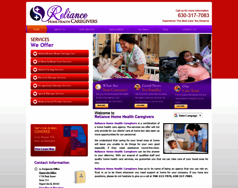 Reliancecaregroup.com thumbnail