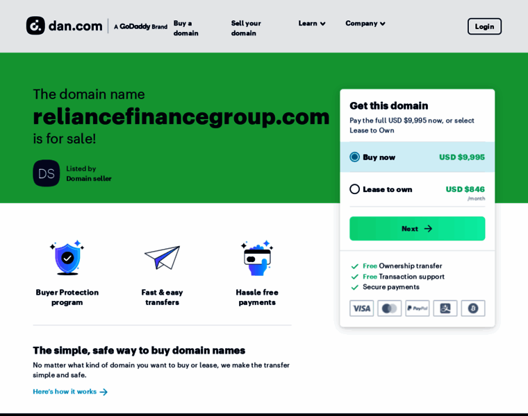 Reliancefinancegroup.com thumbnail