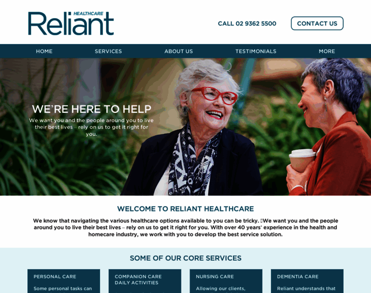 Relianthealthcare.com.au thumbnail