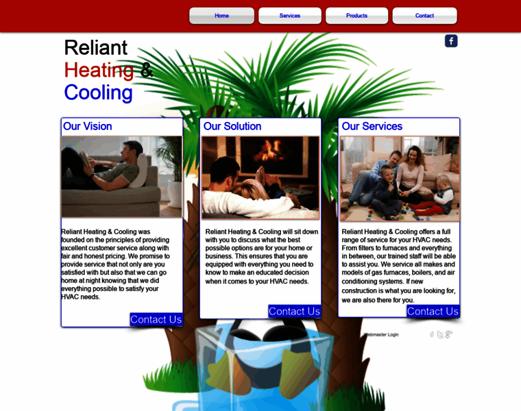 Reliantheatingandcooling.com thumbnail