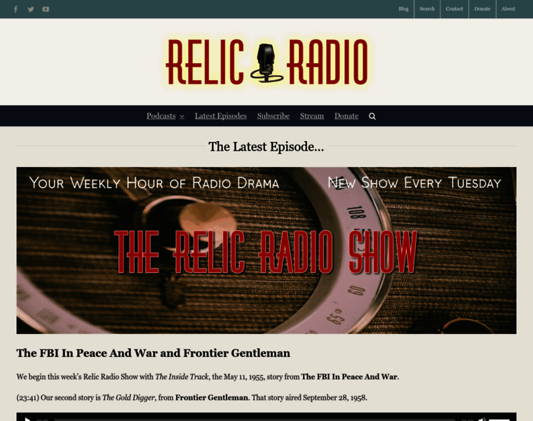 Relicradio.com thumbnail