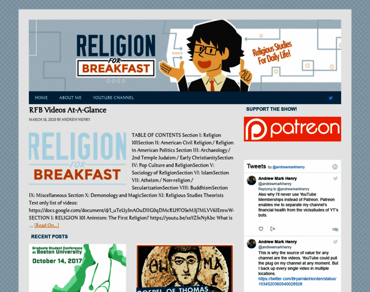 Religionforbreakfast.com thumbnail