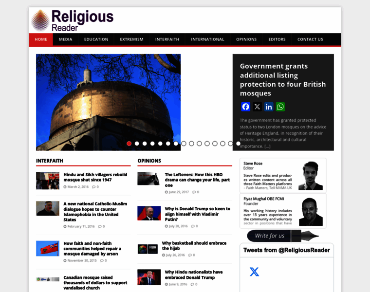 Religiousreader.org thumbnail