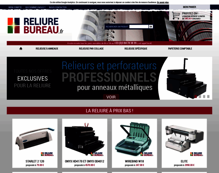 Reliure-bureau.fr thumbnail