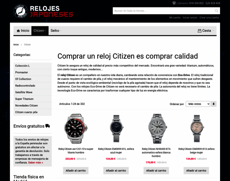 Relojes-online.com thumbnail