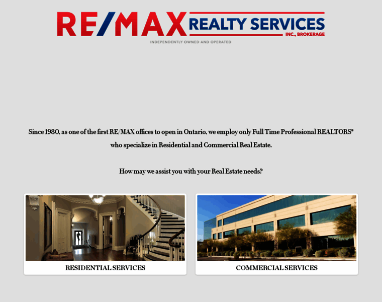 Remaxrealtyservices.ca thumbnail