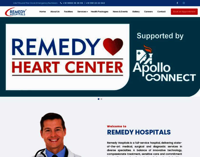 Remedyhospitals.in thumbnail