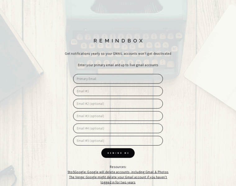 Remindbox.com thumbnail