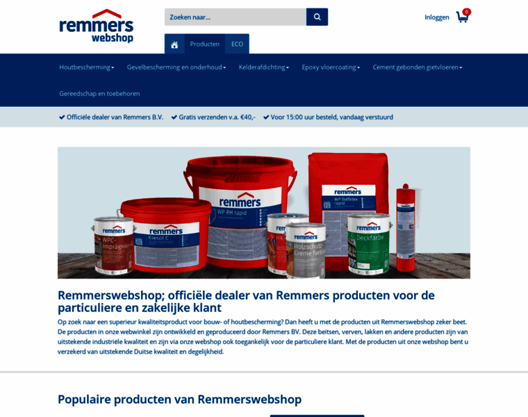 Remmerswebshop.nl thumbnail