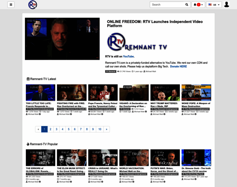 Remnant-tv.com thumbnail