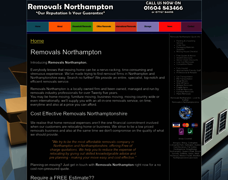 Removalsnorthampton.org.uk thumbnail