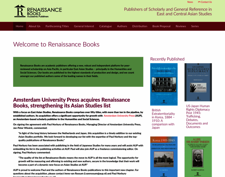 Renaissancebooks.co.uk thumbnail