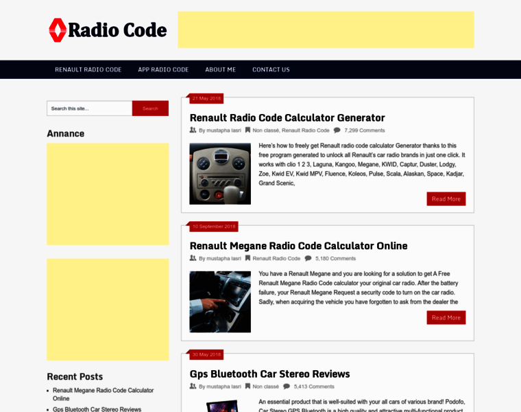 Renault-radio-code.com thumbnail