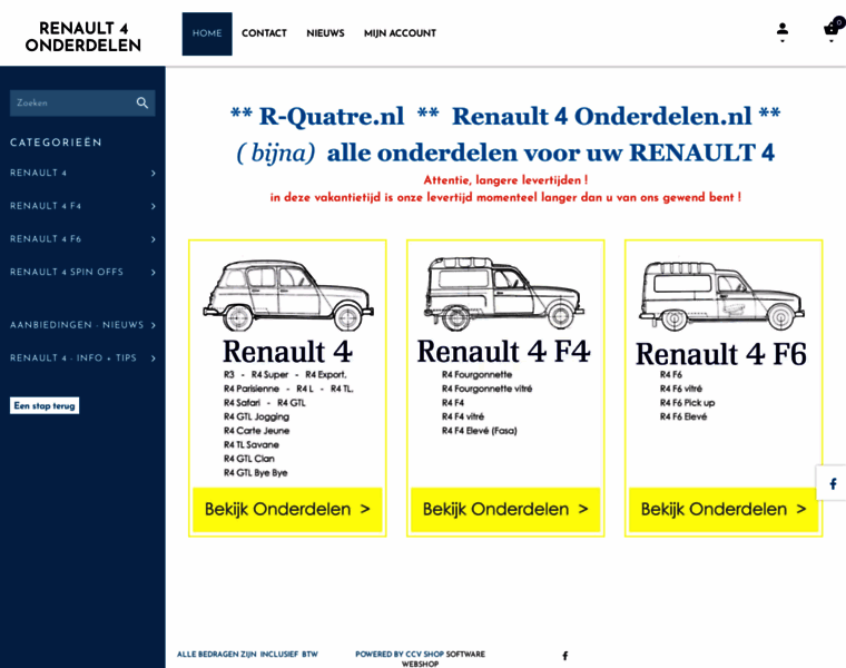 Renault4onderdelen.nl thumbnail