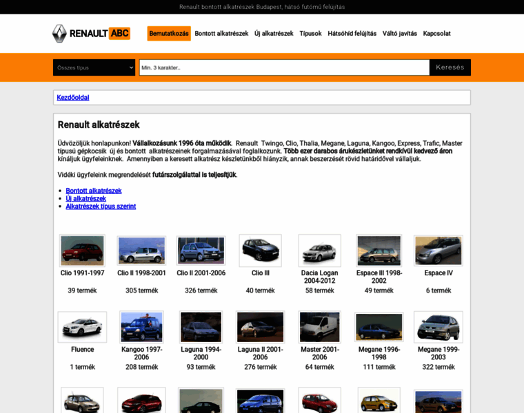 Renaultalkatresz.com thumbnail