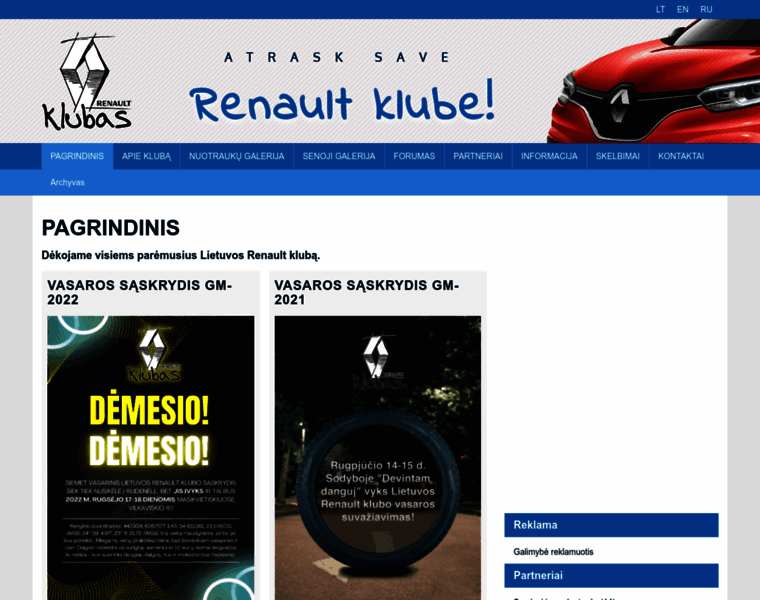 Renaultclub.lt thumbnail