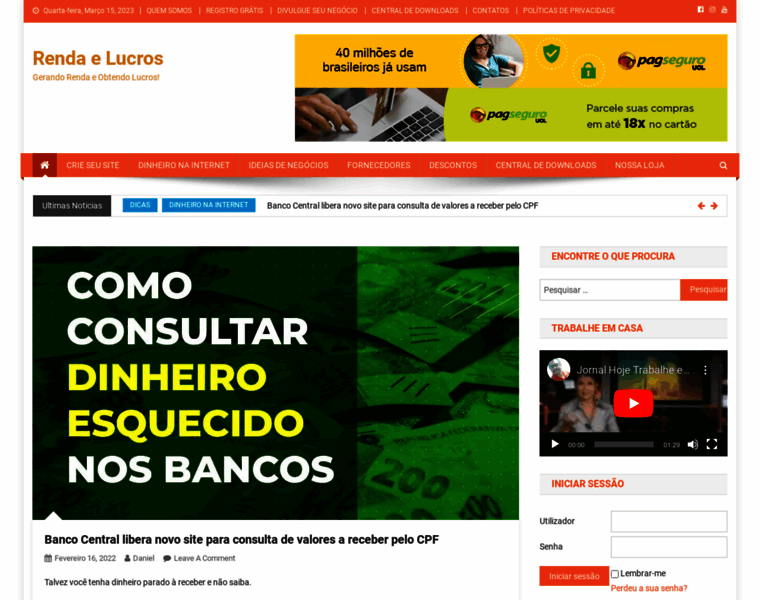 Rendaelucros.com.br thumbnail