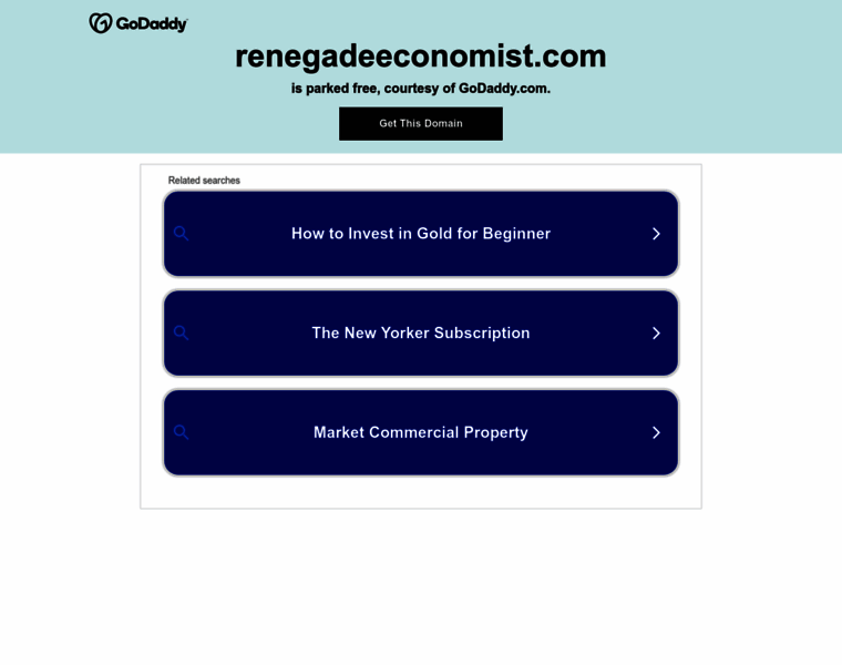 Renegadeeconomist.com thumbnail