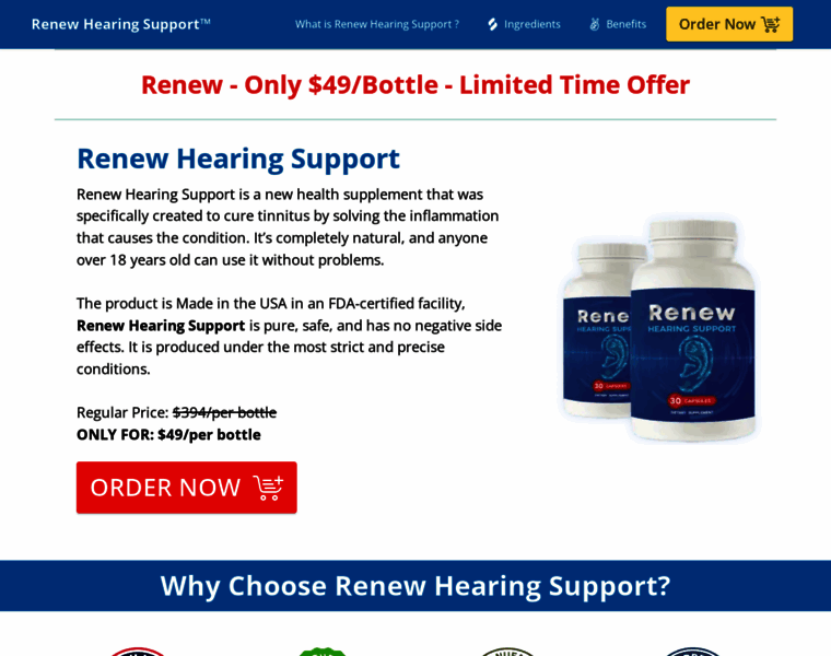 Renew-hearing-support.com thumbnail