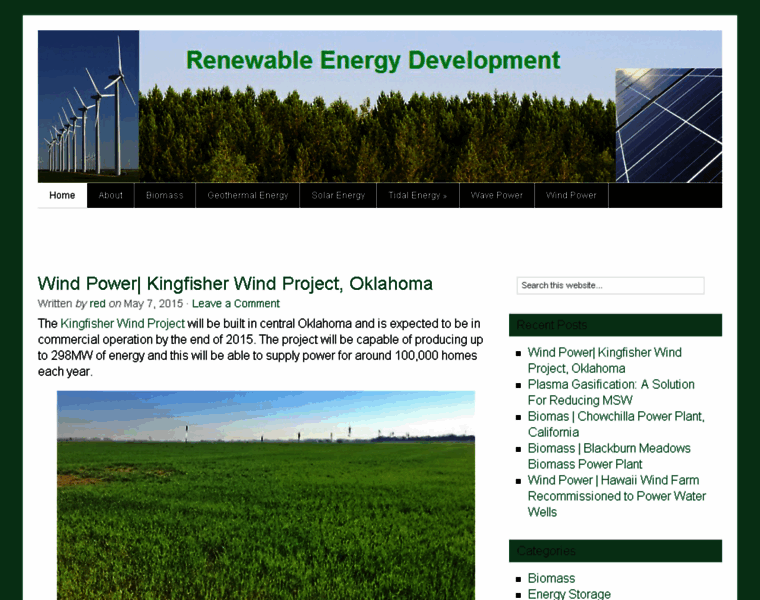 Renewableenergydev.com thumbnail