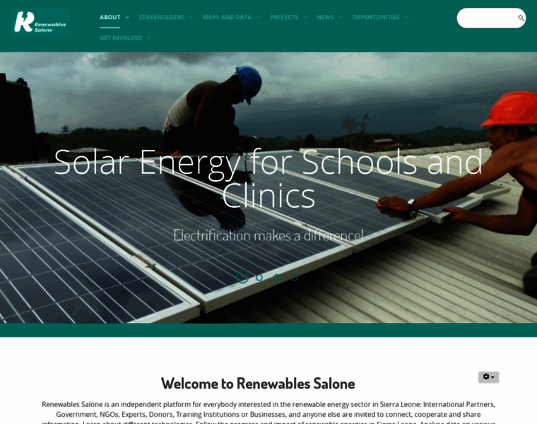 Renewables-salone.info thumbnail