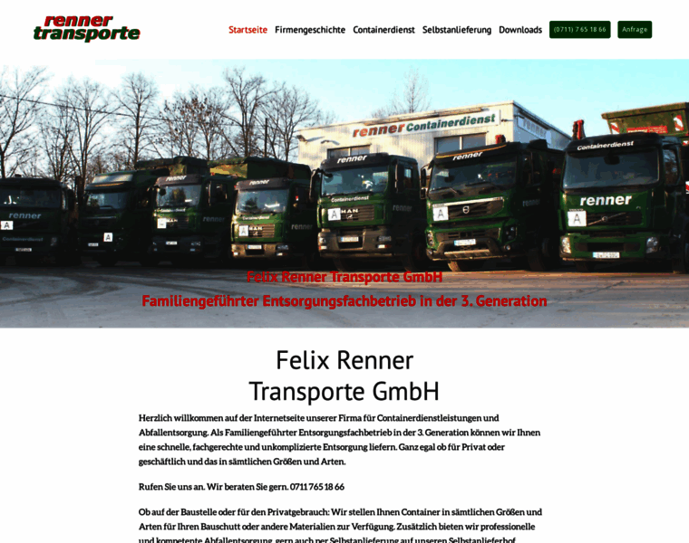 Renner-containerdienst.de thumbnail