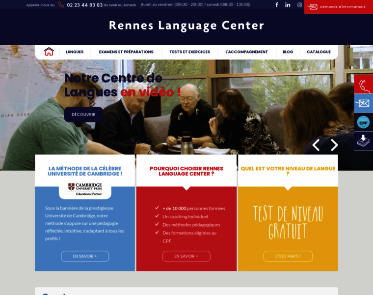Rennes-language-center.com thumbnail