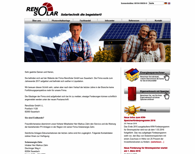 Reno-solar.de thumbnail