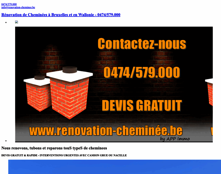 Renovation-cheminee.be thumbnail