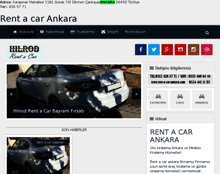 Rent-a-car-ankara.com thumbnail
