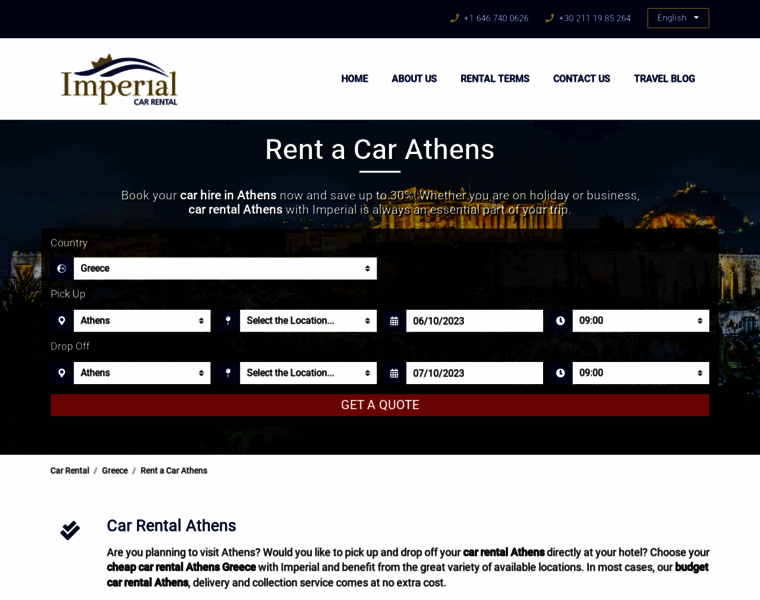 Rent-a-car-athens.gr thumbnail
