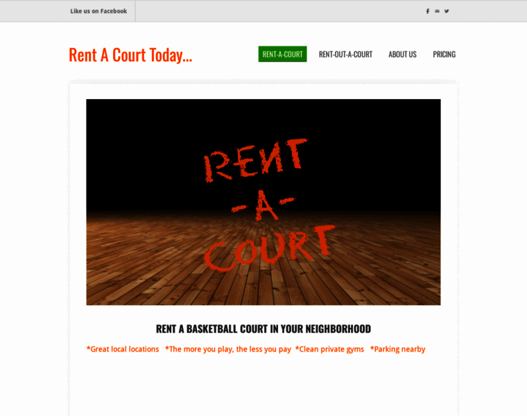 Rent-a-court.com thumbnail