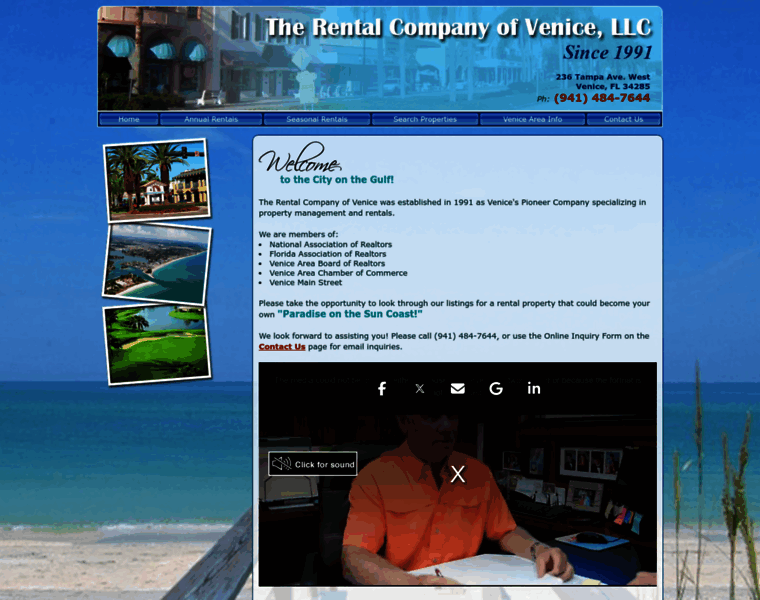 Rentalcompanyofvenice.com thumbnail