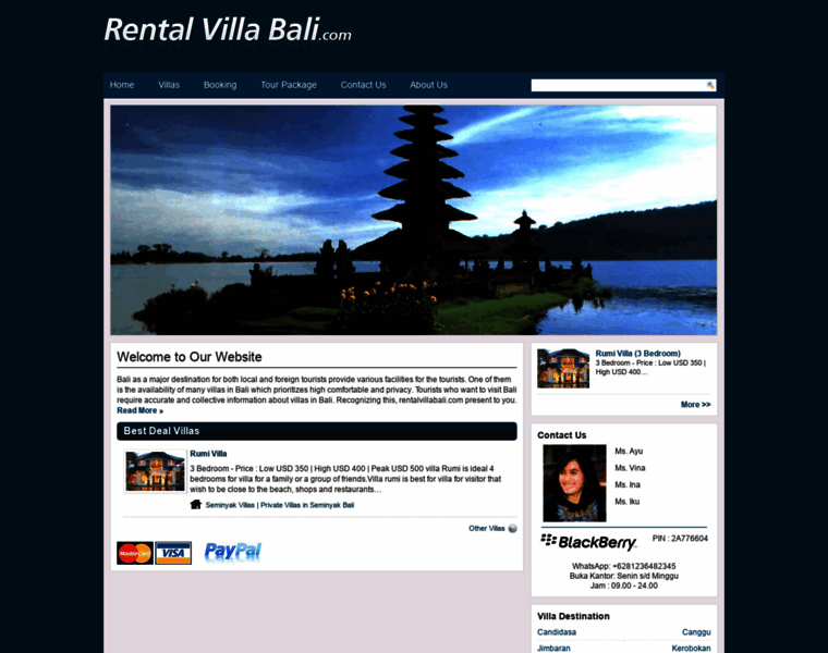 Rentalvillabali.com thumbnail