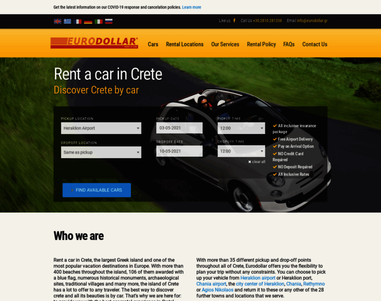 Rentcars-crete.com thumbnail