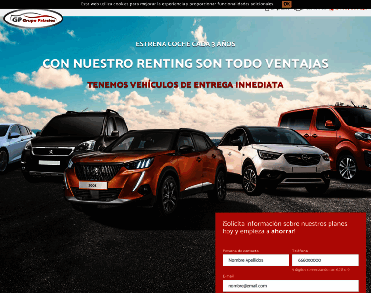 Rentinggrupopalacios.com thumbnail